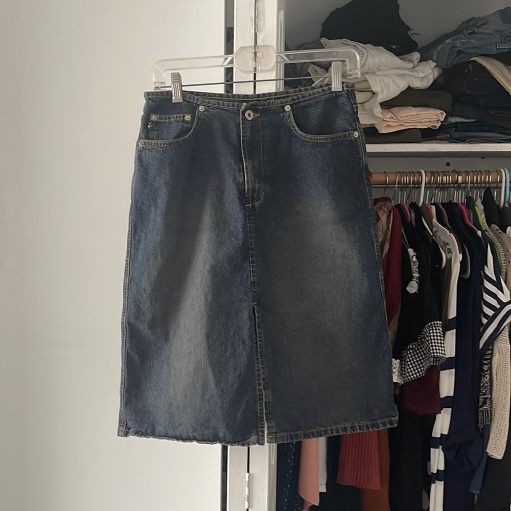 Express Jean Skirt